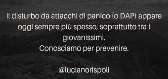 Luciano Rispoli: Disturbi da attacchi di panico