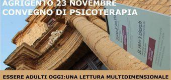 Convegno di Psicoterapia:“Prevenzione del disagio dell’essere adulti oggi”.