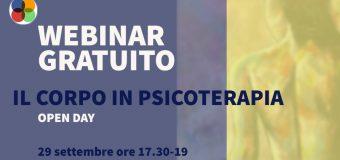 Webinar Gratuito: Il Corpo in Psicoterapia I Open Day