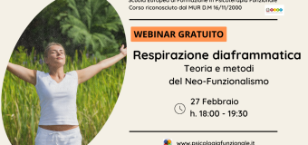 Webinar Psicoterapia: Respirazione diaframmatica. Teoria e metodi del Neo-Funzionalisni