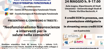 Convegno NeoFunzionalismo e Neuroscienze [8 crediti ECM in presenza]