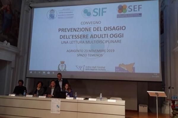 SIF news Diventare adulti - il convegno di Agrigento