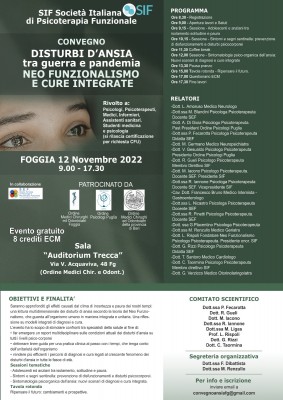 ricerche sif Seminario S.I.F. 2022 a Foggia